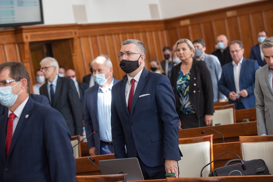 Sesja sejmiku województwa 27 września 2021, fot. Mikołaj Kuras dla UMWKP