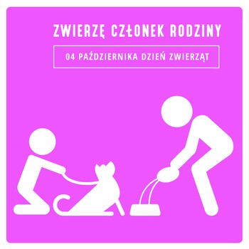 Zwierzę członek rodziny - grafika
