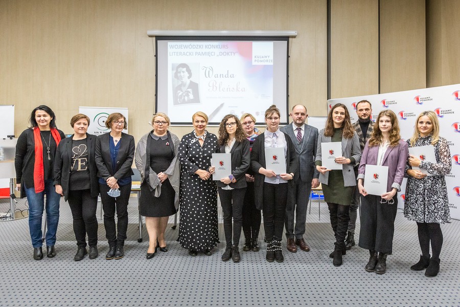 Ceremonia wręczenia nagród w konkursie literackim pamięci Wandy Błeńskiej, fot. Szymon Zdziebło/tarantoga.pl dla UMWKP