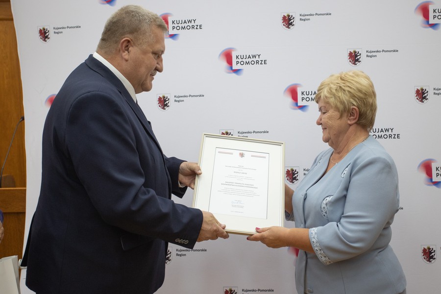 Wręczenie nagród najlepszym terapeutom zajęciowym, fot. Mikołaj Kuras dla UMWKP