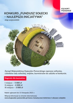 Plakat informujący o konkursie