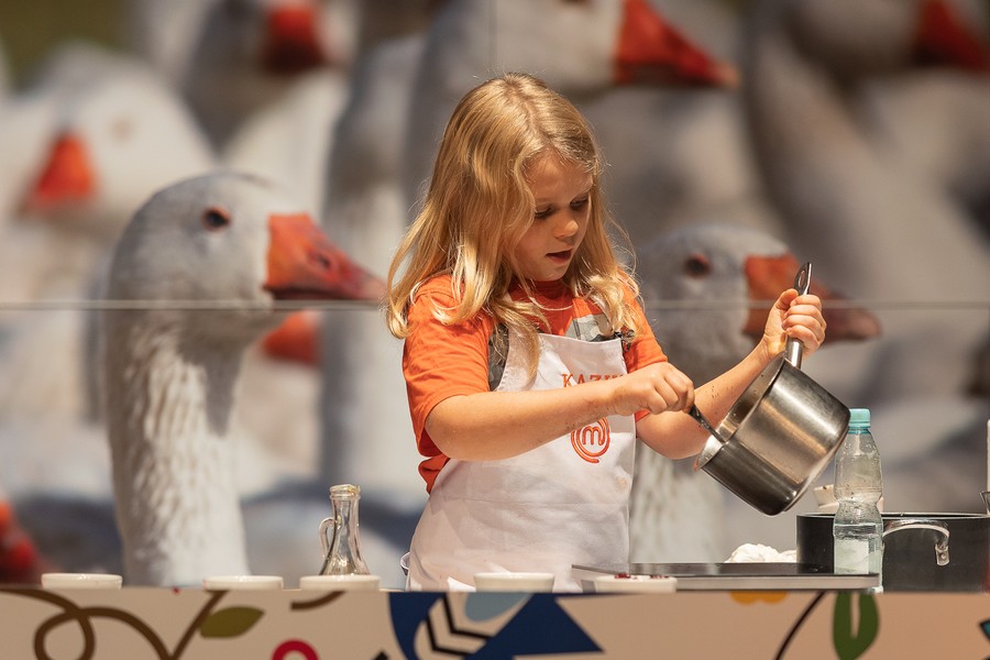 Pokazy kulinarne podczas festynu gęsinowego, fot. Mikołaj Kuras dla UMWKP