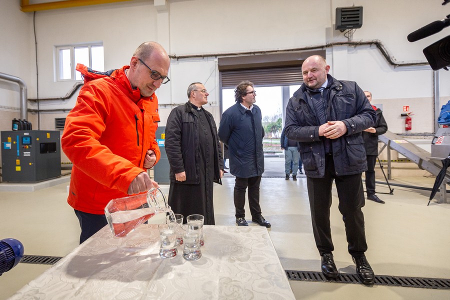 Otwarcie oczyszczalni ścieków w Unisławiu, fot. Szymon Zdziebło www.tarantoga.pl