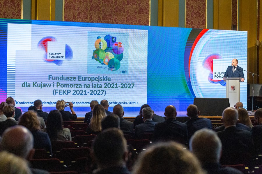 1 753 mln euro – taką kwotą zamyka się ostatecznie budżet Funduszy Europejskich dla Kujaw i Pomorza (FEKP) 2021-2027, fot. Szymon Zdziebło/tarantoga.pl dla UMWKP