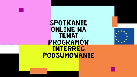Grafika - Nowe programy Interreg - seminarium