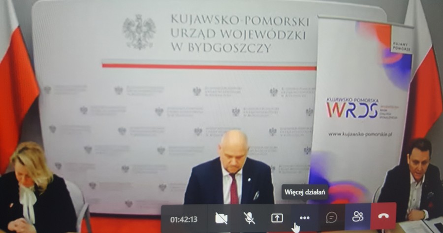 od lewej p. I. Huzar, p. R. Rogalski, p. L. Walczak