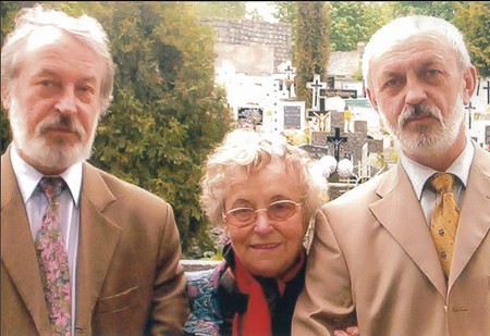 Aniela Mikołajczak z synami, fot. archiwum rodziny