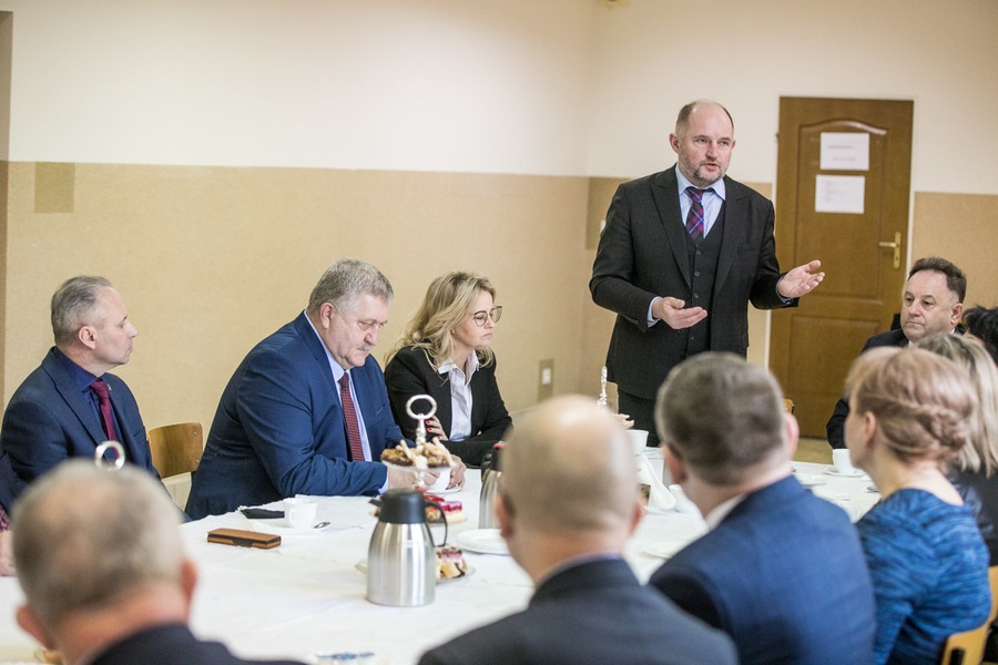 Spotkanie z samorządowcami w Lipnie, fot. Andrzej Goiński/UMWKP