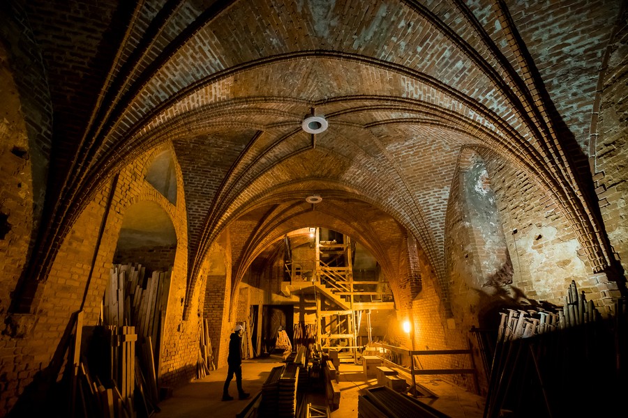 Rewitalizacja zamku w Świeciu, fot. Tomasz Czachorowski dla UMWKP