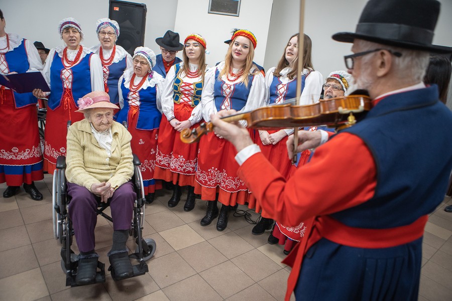 Setne urodziny Janiny Kozłowskiej, fot. Mikołaj Kuras dla UMWKP