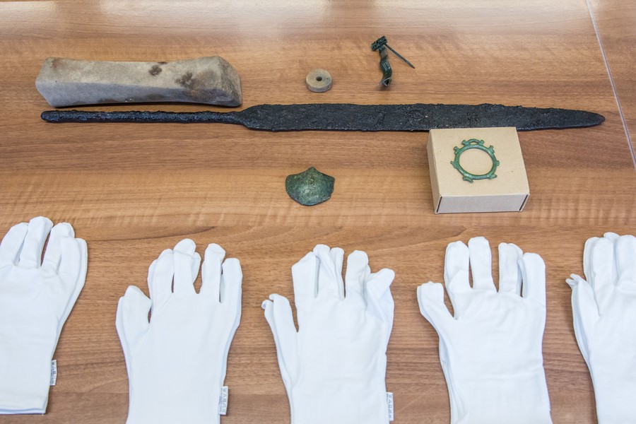 Konferencja na temat badań archeologicznych na terenie Wdeckiego Parku Krajobrazowego, fot. Andrzej Goiński/UMWKP