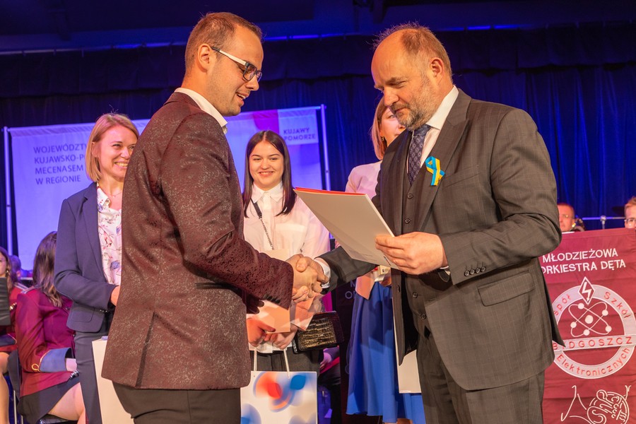 Gala stypendialna Prymusi Zawodu Kujaw i Pomorza, fot. Mikołaj Kuras dla UMWKP