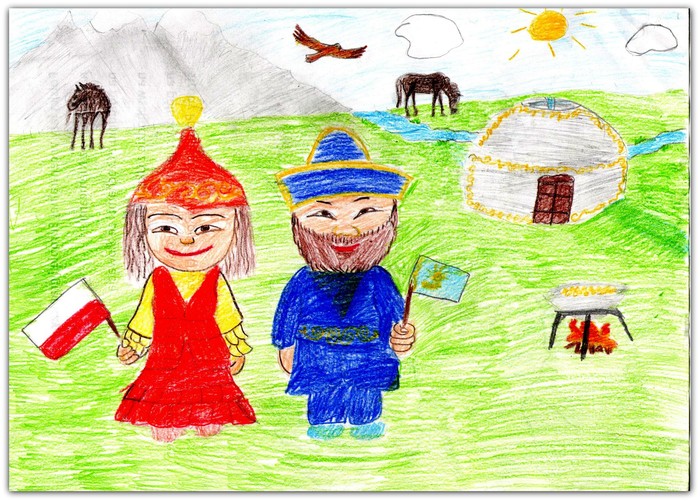 Praca plastyczna Eugenii Mocnej – od niej wszystko się zaczęło; fot. z arch. bohaterki wywiadu