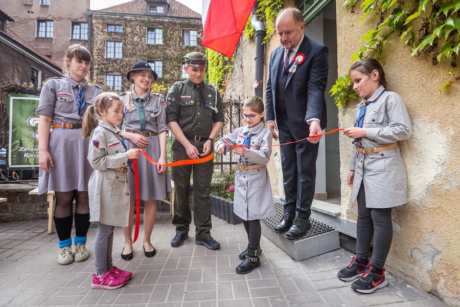 Otwarcie bazy harcerskiej „Tuba Dei”, fot. Szymon Zdziebło/tarantoga.pl