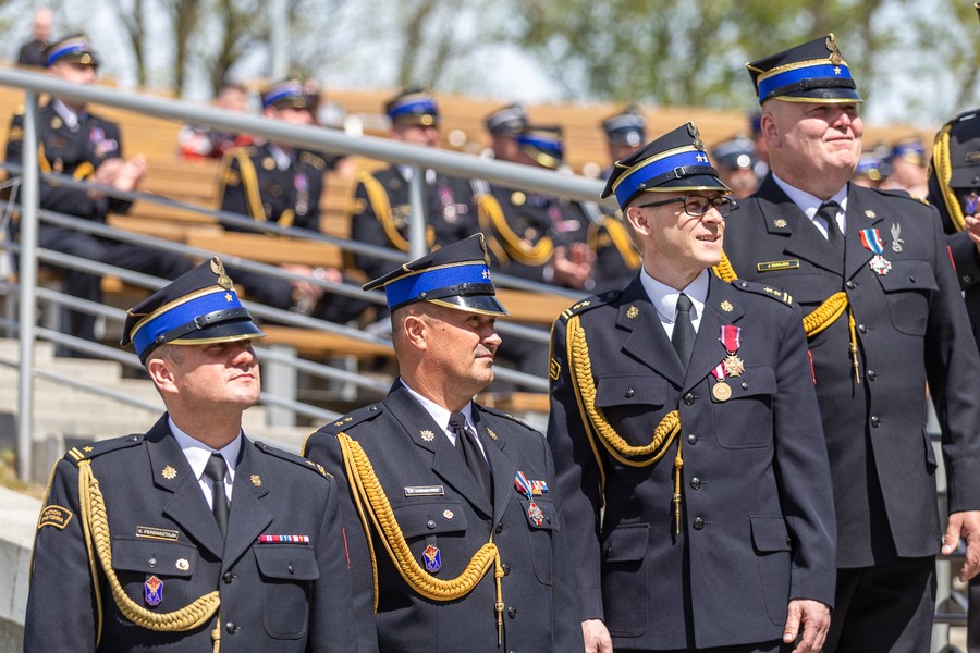 Wojewódzkie obchody Dnia Strażaka w Wąbrzeźnie, fot. Szymon Zdziebło/tarantoga.pl dla UMWKP
