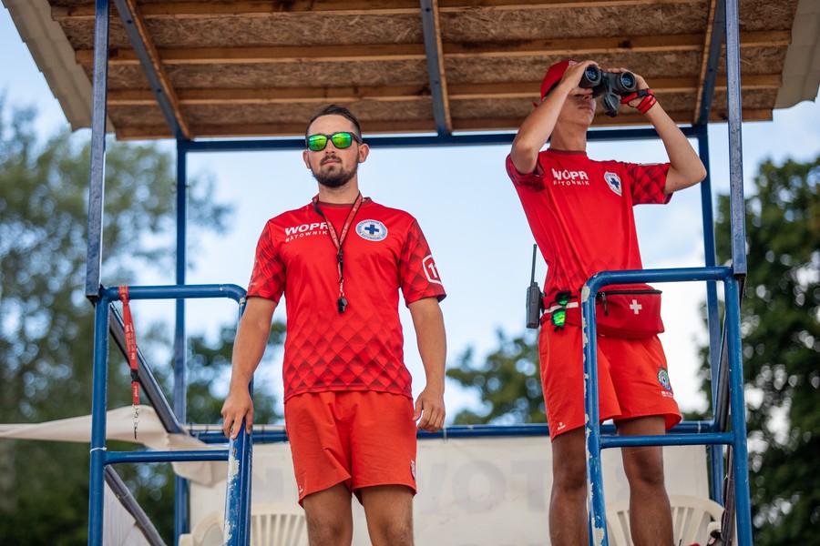 Ratownicy WOPR, fot. Mikołaj Kuras dla UMWKP