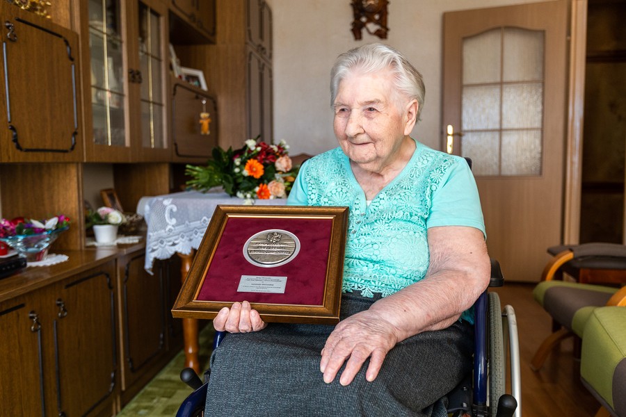 Genowefa Mielcarska, fot. Szymon Zdziebło/tarantoga.pl dla UMWKP