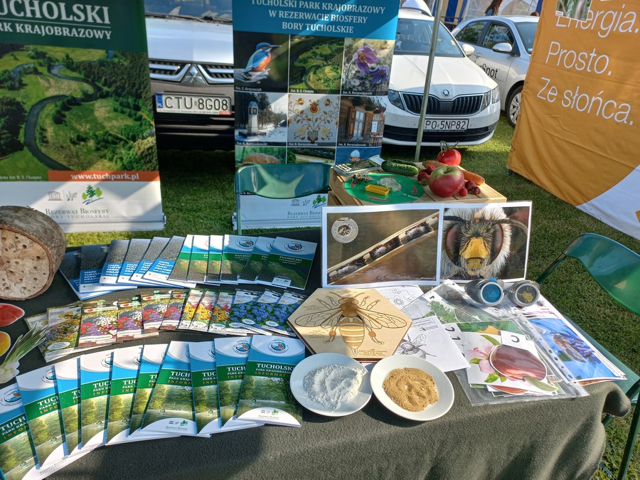 Stoisko Tucholskiego Parku Krajobrazowego fot. TPK