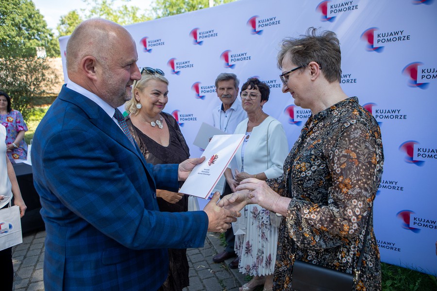 Spotkanie z pracownikami Urzędu odchodzącymi na emeryturę i dyrektorami naszych instytucji, fot. Mikołaj Kuras dla UMWKP