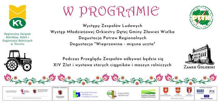 Zaproszenie - XX jubileuszowa edycja Wojewódzkiego Przeglądu Zespołów Ludowych