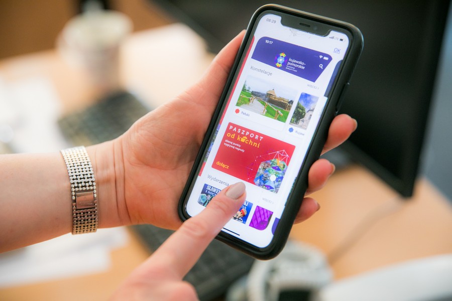 Aplikacja Paszport od kuchni, fot. Andrzej Goiński dla UMWKP