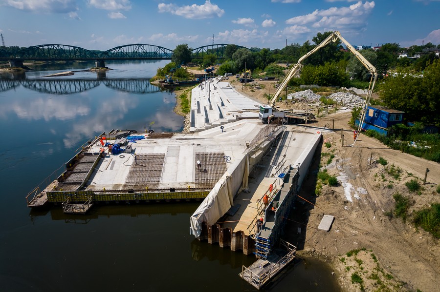 Rewitalizacja nabrzeża Wisły w Starym Fordonie, fot. Tomasz Czachorowski dla UMWKP