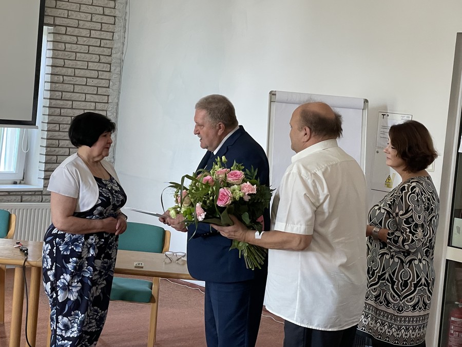 Podziękowanie dla Dyrektora ZSS nr 1 w Ciechocinku Pani Ewy Gizy