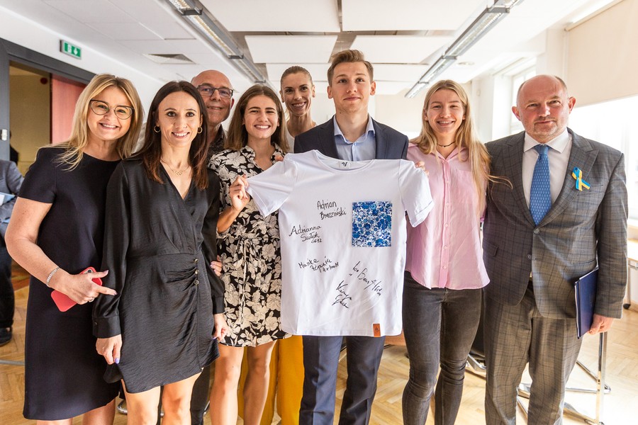 Spotkanie z medalistami Mistrzostw Europy w Lekkiej Atletyce w Monachium, fot. Szymon Zdziebło/tarantoga.pl dla UMWKP