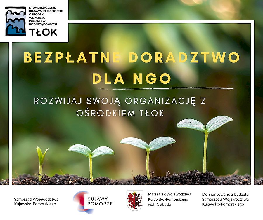 Bezpłatne doradztwo dla NGO, grafika Ośrodka Tłok
