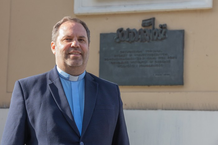 Ks. dr Michał Damazyn, fot. Mikołaj Kuras dla UMWKP Ks. dr Michał Damazyn, fot. Mikołaj Kuras dla UMWKP