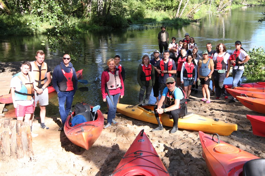 Uczestnicy spływu fot. R. Borzyszkowski