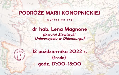 Grafika - wykład online Podróże Marii Konopnickiej