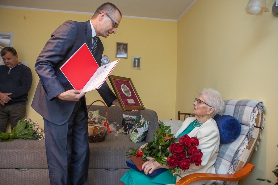 Setny jubileusz Genowefy Czech, fot. Mikołaj Kuras dla UMWKP