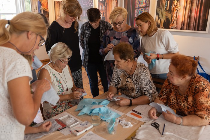 Warsztaty hafciarskie, fot. Mikołaj Kuras dla UMWKP