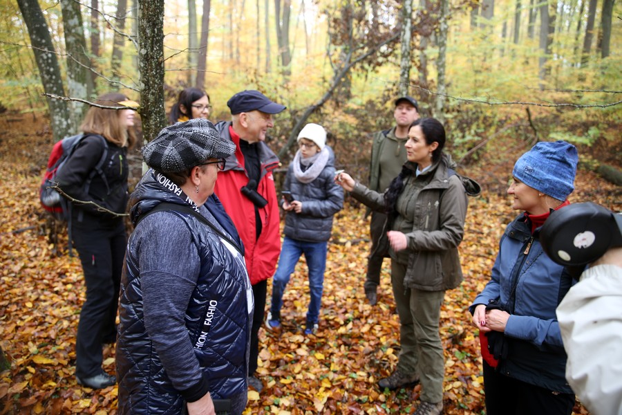 Dzień krajobrazu w TPK - o grzybach w rezerwacie przyrody Ustronie. Fot. Rafał Borzyszkowski