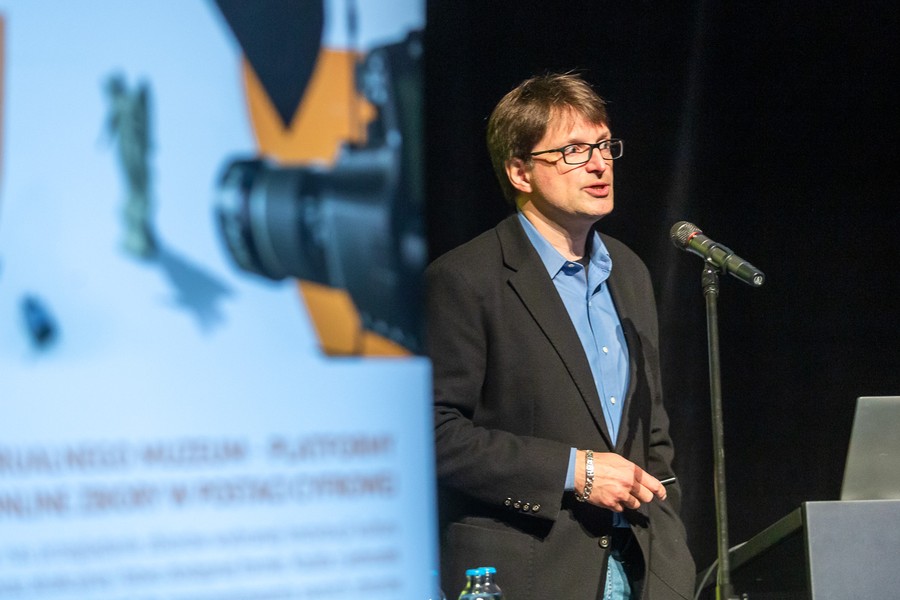 Konferencja nt. technologii dla kultury, Toruń, październik 2022, fot. Szymon Zdziebło/tarantoga.pl dla UMWKP