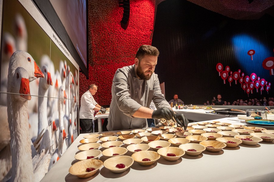 Ubiegłoroczne pokazy kulinarne podczas Festiwalu gęsiny, fot. Mikołaj Kuras dla UMWKP