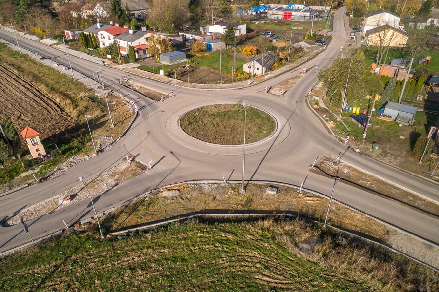 Modernizacja drogi wojewódzkiej nr 548 Stolno-Lisewo, fot. Szymon Zdziebło/tarantoga.pl dla UMWKP