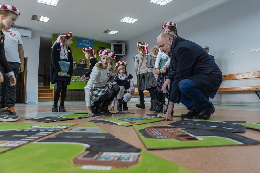 Otwarcie drogi wojewódzkiej nr 551 i alei lipowej przy drodze wojewódzkiej 553, fot. Mikołaj Kuras dla UMWKP