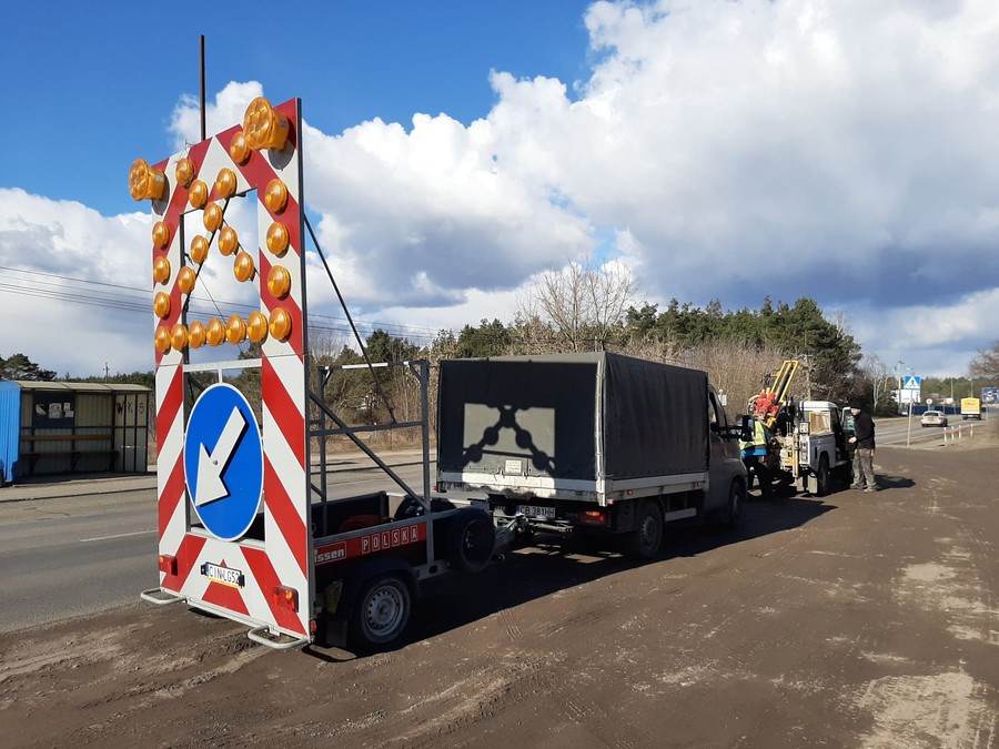 Badania geotechniczne w Brzozie, fot. ZDW