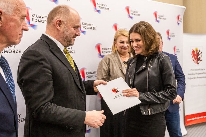 Kinga Gacka podczas spotkania sportowców z władzami województwa, 21 listopada 2022, fot. Szymon Zdziebło/tarantoga.pl dla UMWKP Kinga Gacka podczas spotkania sportowców z władzami województwa, 21 listopada 2022, fot. Szymon Zdziebło/tarantoga.pl dla UMWKP