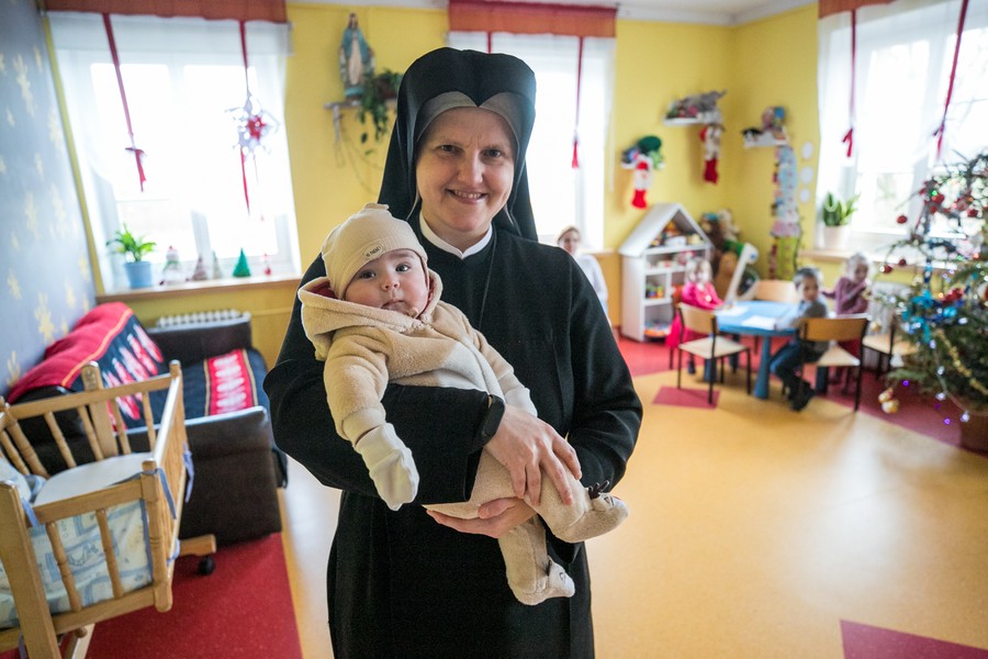 Dom Dobrego Pasterza dla Samotnych Matek w Żołędowie, fot. Andrzej Goiński dla UMWKP