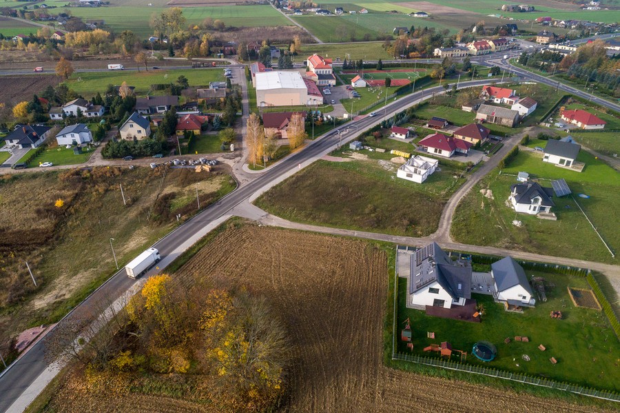 Modernizacja DW 548 Stolno-Wąbrzeźno, fot. Szymon Zdziebło/tarantoga.pl dla UMWKP