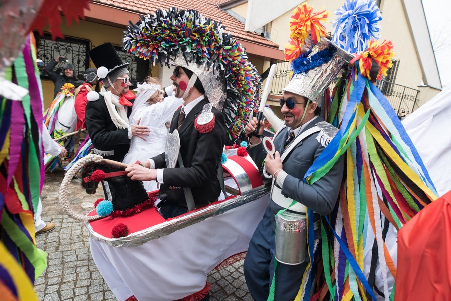 Korowód grup zapustnych we Włocławku, fot. Tymon Markowski