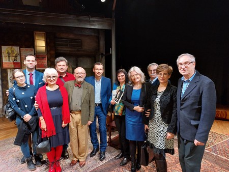 Artur Barciś podczas spotkania z zespołem nauczycieli konsultantów KPCEN w Bydgoszczy