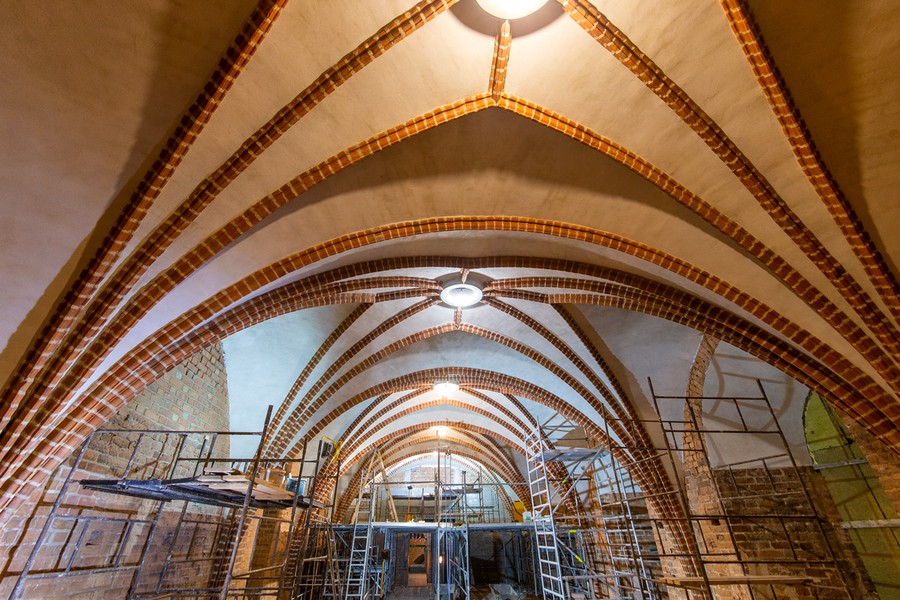 Remont zamku w Świeciu, fot. Urząd Miejski w Świeciu