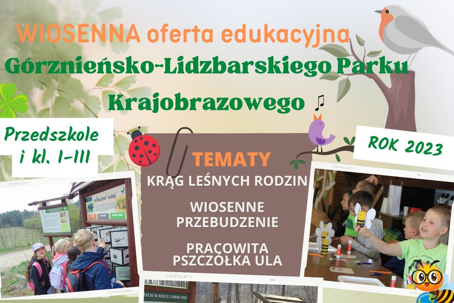 Wiosenna oferta edukacyjna GLPK