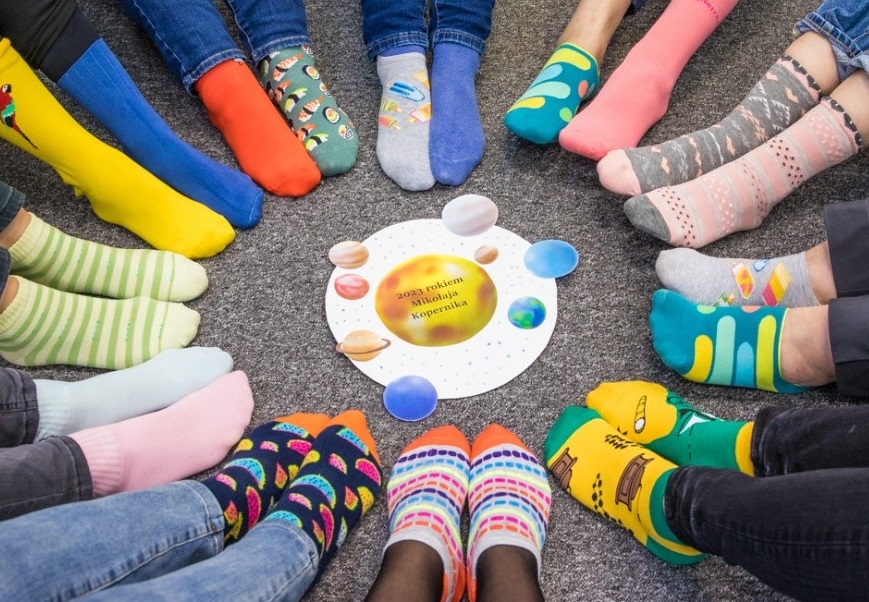 Kolorowe skarpetki, fot. Andrzej Goiński