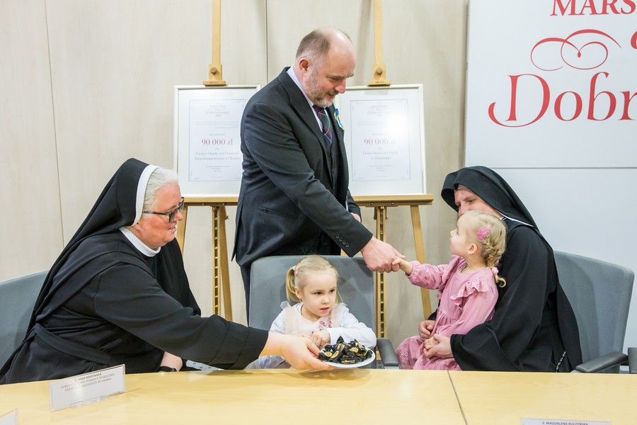 Konferencja podsumowująca XI Marszałkowski Bal Dobroczynny, fot. Andrzej Goiński