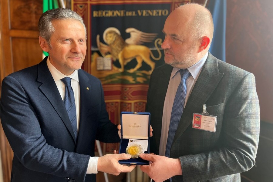 Spotkanie z przewodniczącym Rady Regionalnej Veneto Roberto Ciambettim, fot. UMWKP